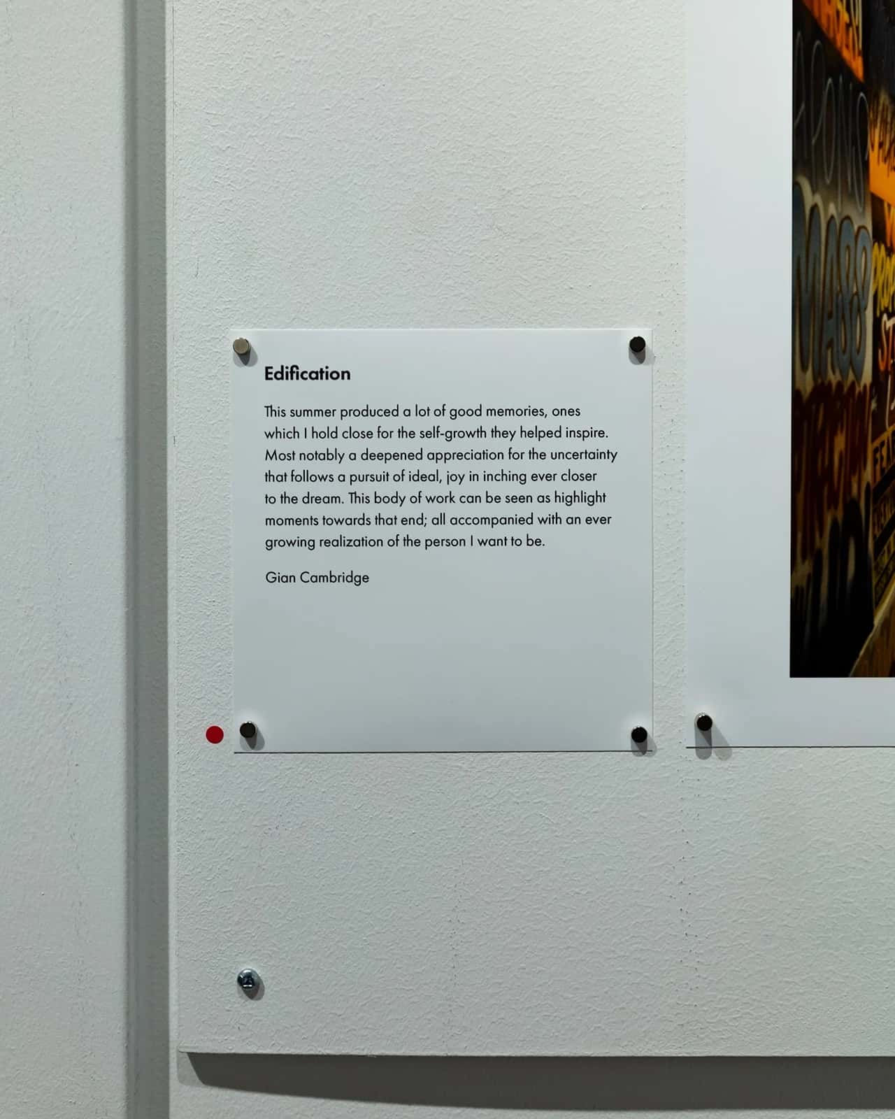 Artist-statement template (view 1 of 2).