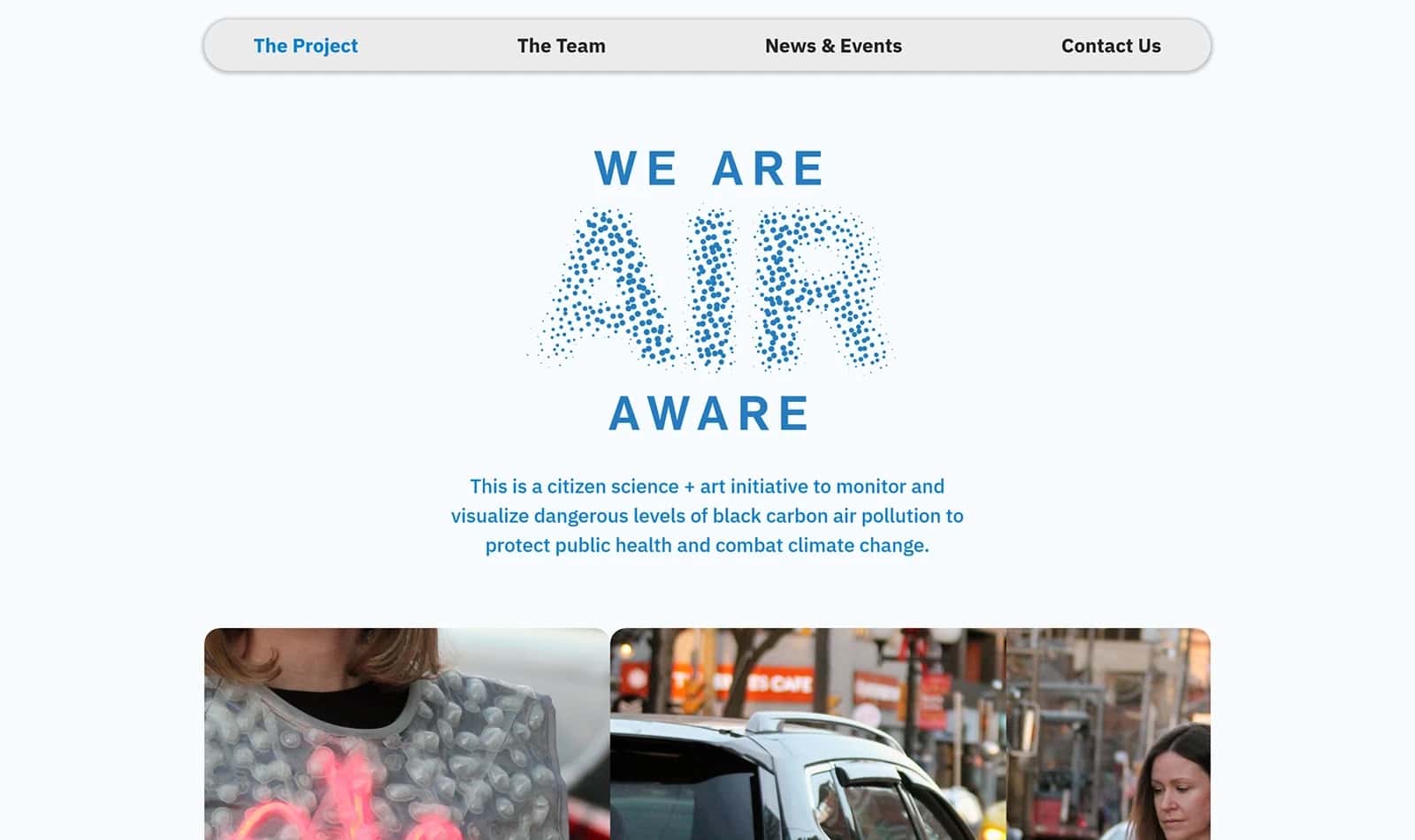 Website view: main treatise page and News & Events, final website screenshot 1.