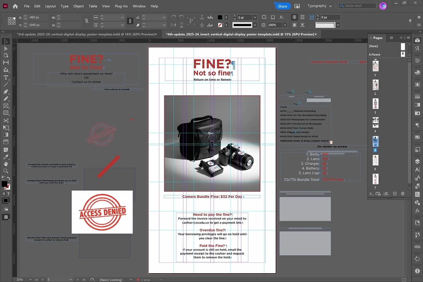 Print-production template.