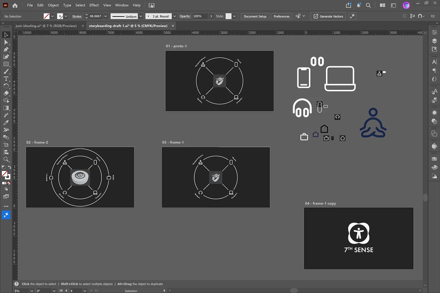 Illustrator artwork for logo and text elements (view 2 of 2).