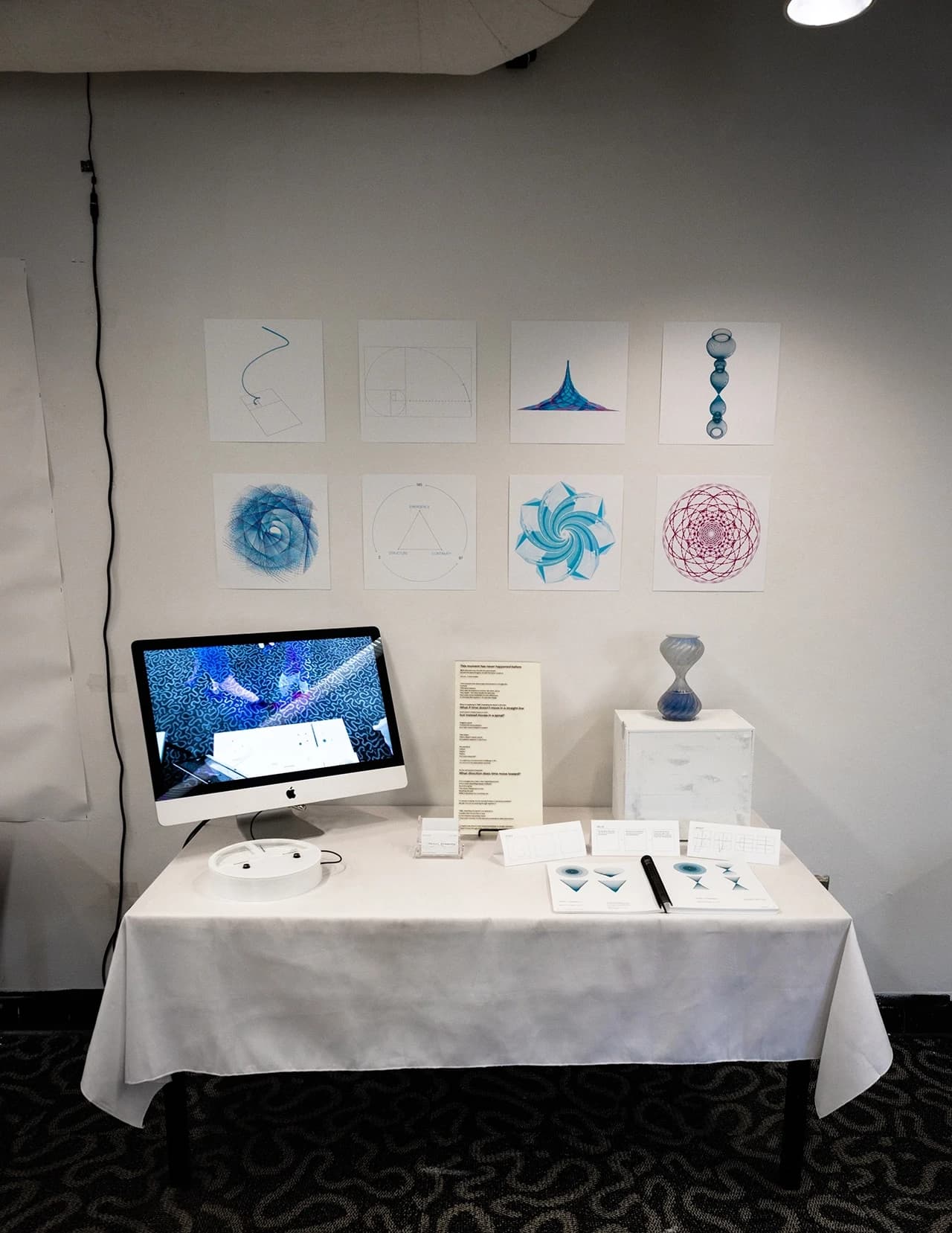 Full OCADU GradEx 111 setup.
