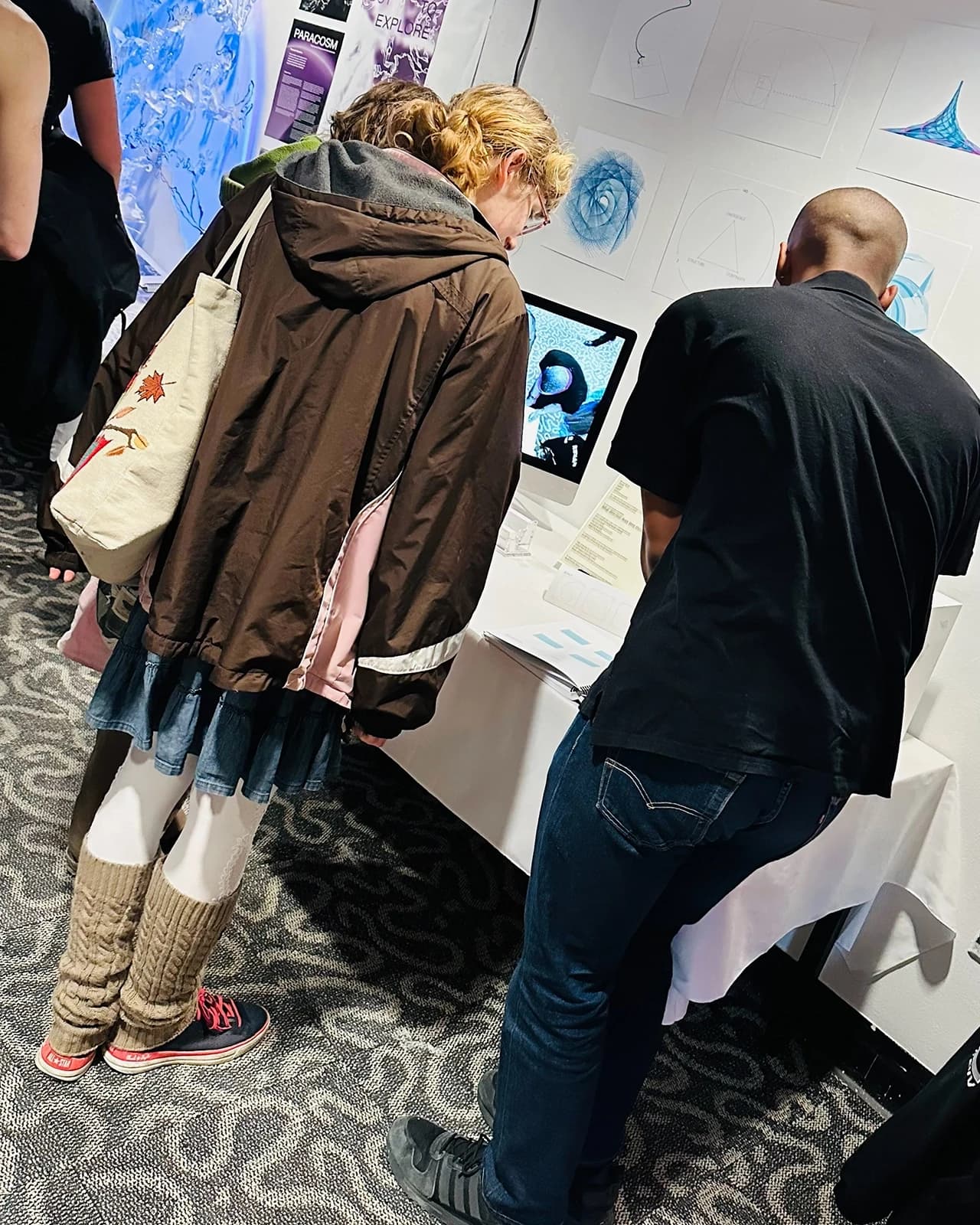 Snapshots from the opening night of GradEx 111 (view 3 of 3).